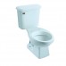 Peerless Pottery 7660-12 Hancock Vitreous China Elongated Toilet Kit with 12-in Rough  Dresden Blue - B01CD4H8UA